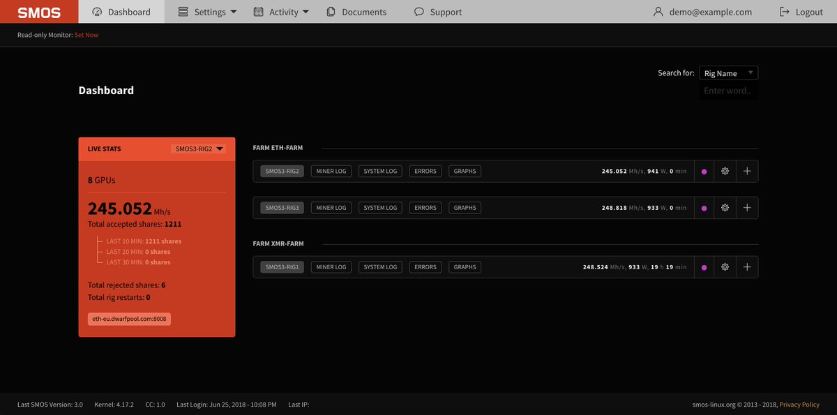 smoslinux's tweet image. New release of SMOS Linux 3.0 Plug-In &amp;amp; Mine is available, visit smos-linux.org  for download and check screenshots.