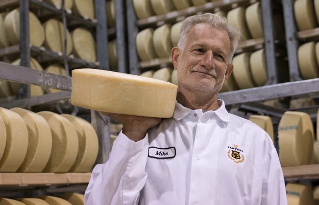 UWMadison's tweet image. .@UWHistoryDept grad Mike Matucheski blends creativity and a love of tradition with scientific rigor to produce award-winning cheeses for @sartoricheese. #WICheeseDay 

🧀 go.wisc.edu/zijcdv