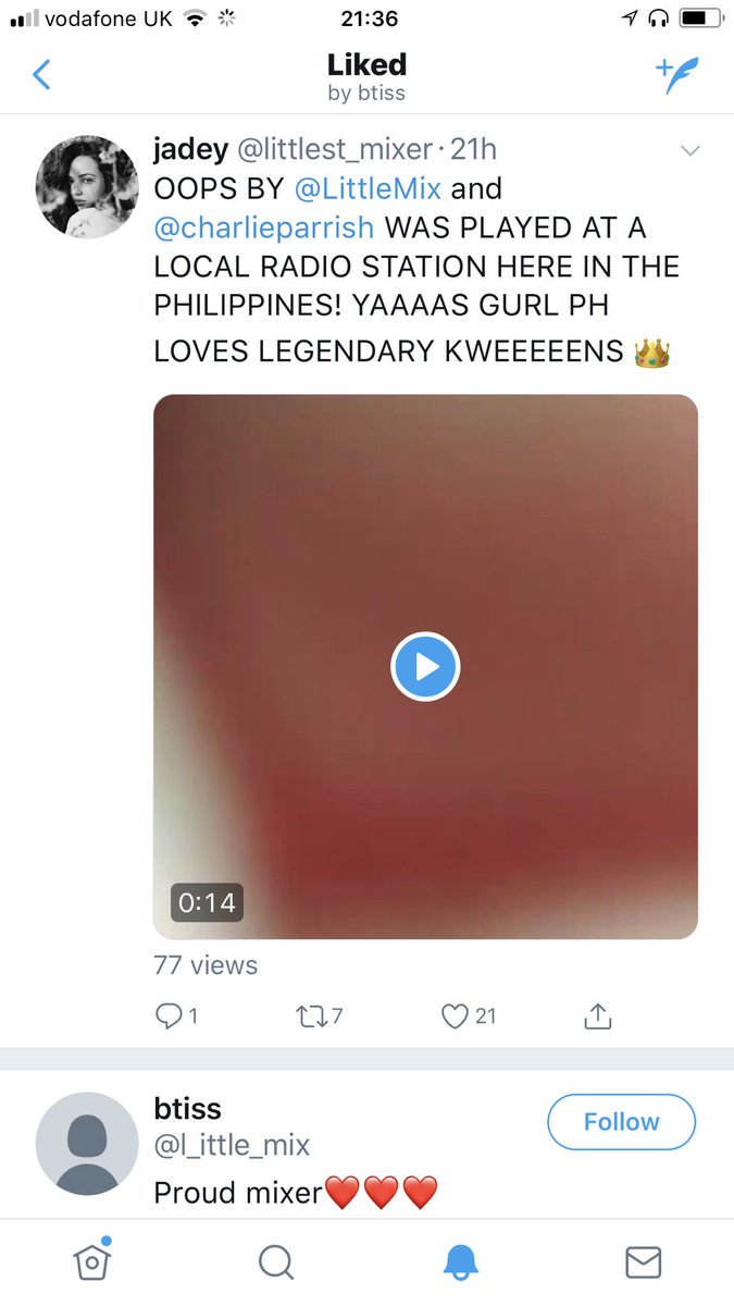 Btw guys apparently I made a song with Little Mix that’s picking up airplay in the Philippines so drinks are on me I guess