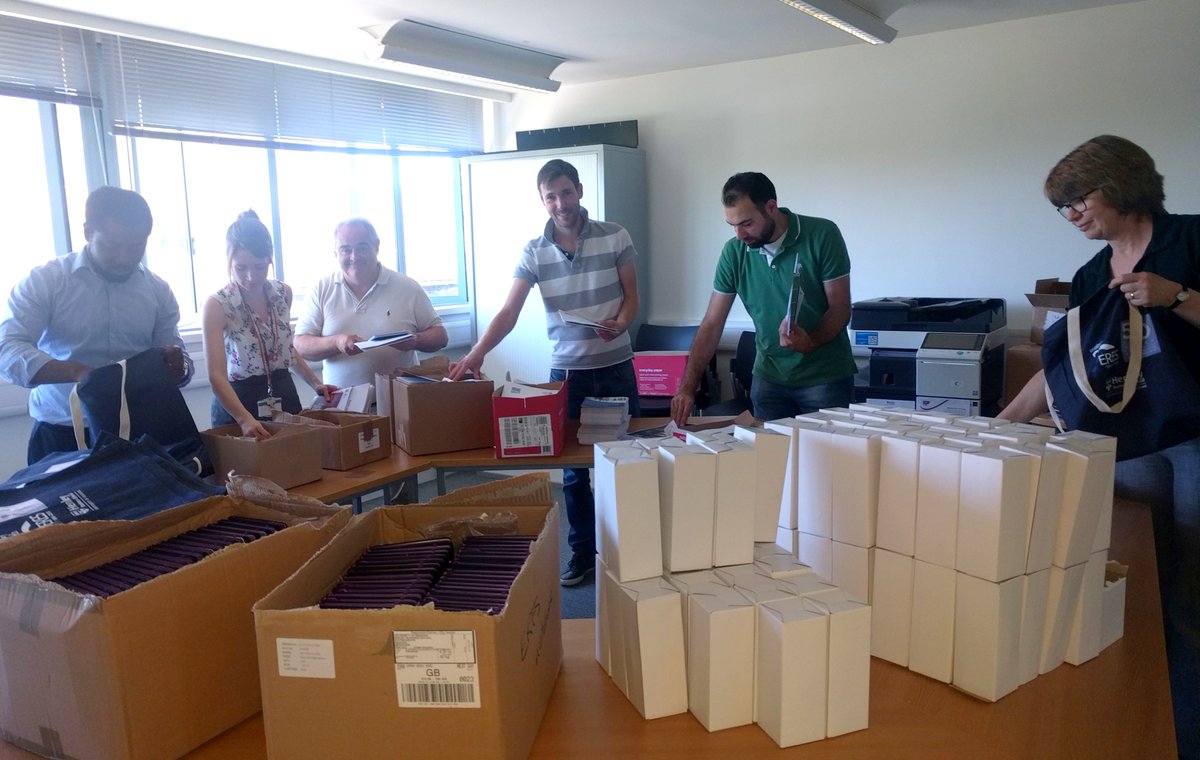 Members of the Committee have spent a very jolly afternoon stuffing your conference bags with goodies...