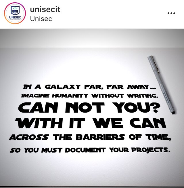 unisec_it's tweet image. @unisecit
#documentação #docascode #writethedocs #TI #github #bitbucket #Git #cybersecurity #tilovers #starwars #linux #ubuntu #hack #computing #tech #documentation #documentyourprojects #vscode