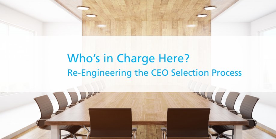 Setting rules of engagement during the #CEO selection &amp; hiring process is a way to confirm the #board’s rightful seat at the head of the table

Boyden's Tom Flannery &amp; Value Alliance / Corporate 
Governance Alliance's Eleanor Bloxham address these issues > bit.ly/2JZoDc9