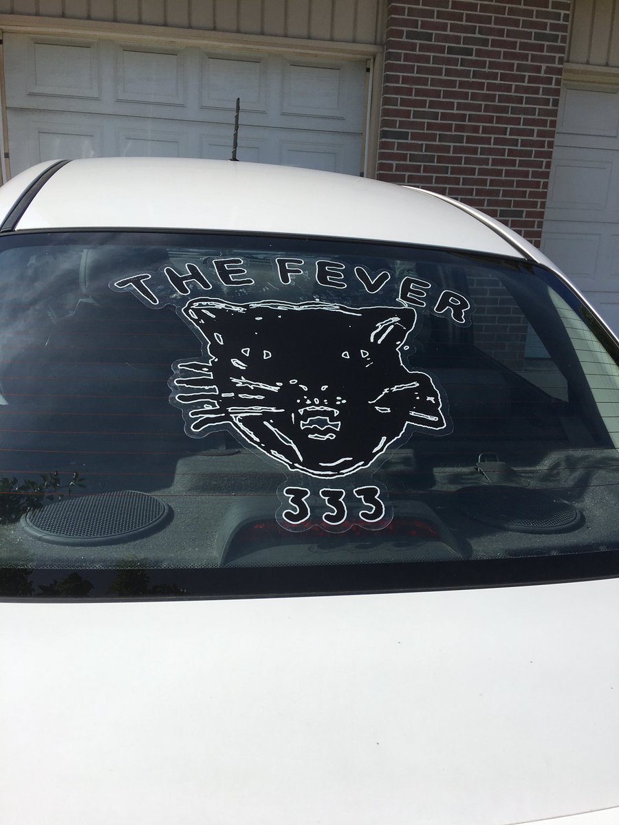 Sporting my new @THEFEVER333 sticker! Thank you ⁦<a href="/RRRoadCrew/">Roadrunner Road Crew</a>⁩