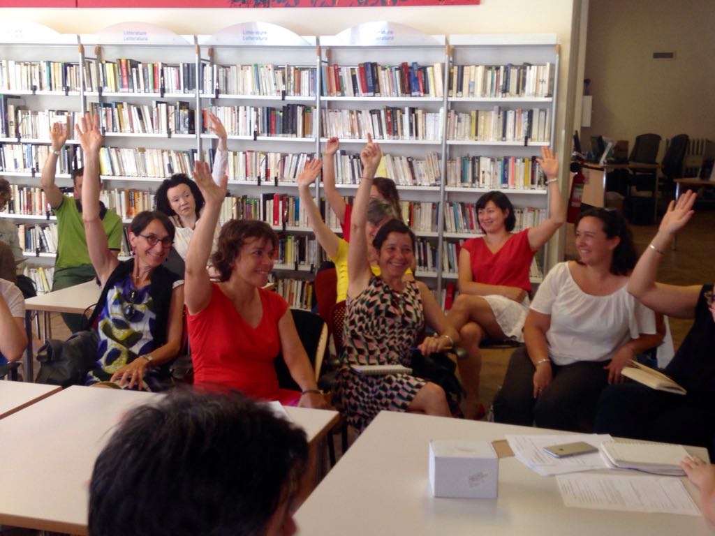 PonteViaNetwork's tweet photo. Oggi c'è stata l'assemblea ordinaria dei soci di PonteVia! 
Il nuovo staff è stato costituito e riprenderà a lavorare su progetti sempre più innovativi e collaborativi a settembre. 
Grazie a tutti voi per la vostra presenza 😀 https://t.co/dODmpgPF9u
