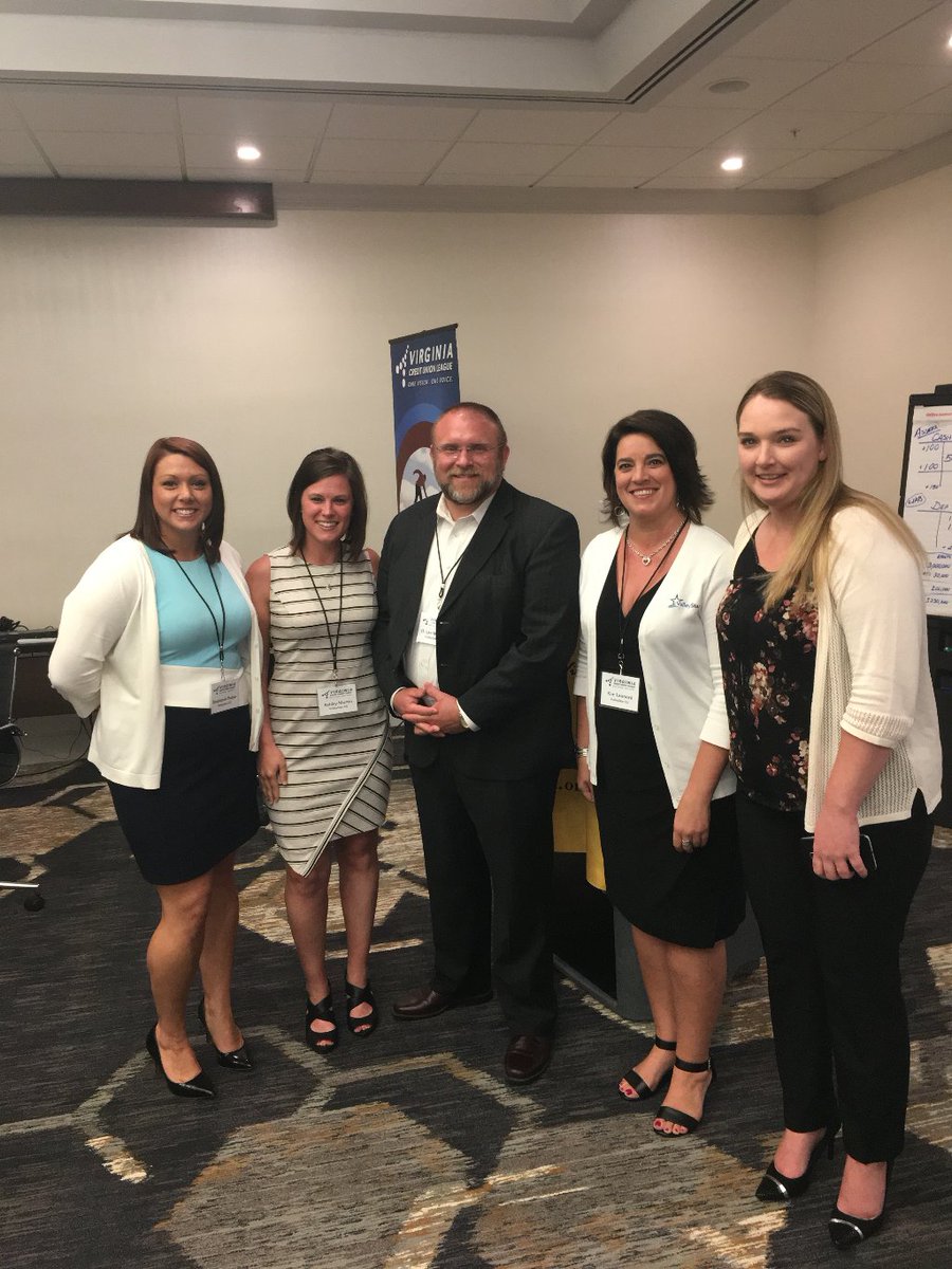 valleystar_cu's tweet image. We had a group of Young Professionals and Emerging Leaders attend the 2nd Annual Connect Conference powered by the Virginia Credit Union League. Our President/CEO, Delbert Lee Morgan, participated on the CEO Panel to share his journey and success in credit unions. #connect2018