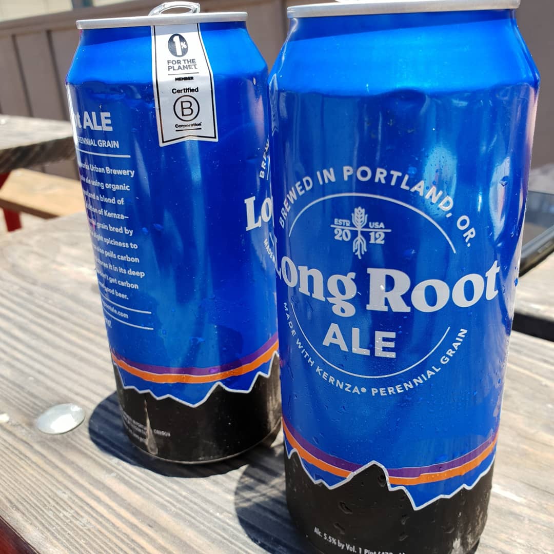 theUNtoday's tweet photo. Sustainable beer. Long Root Ale of Patagonia Provisions at Ventura, CA. https://t.co/kPLrco9Q3v