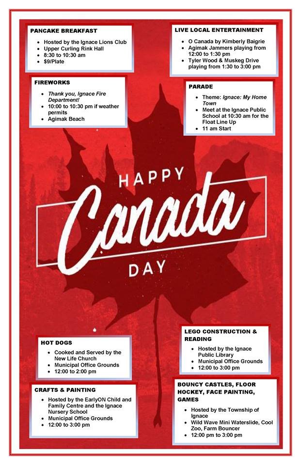 IgnaceOntario's tweet photo. #ExploreIgnace #Ignace #CanadaDay2018  HAPPY CANADA DAY!! https://t.co/WpgKi3KXcB