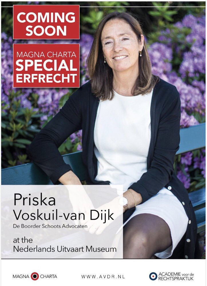 deBoorderAdvo's tweet photo. @PriskaVoskuil binnenkort in Magna Charta! #erfrecht #mediation https://t.co/y11PiEOSdj