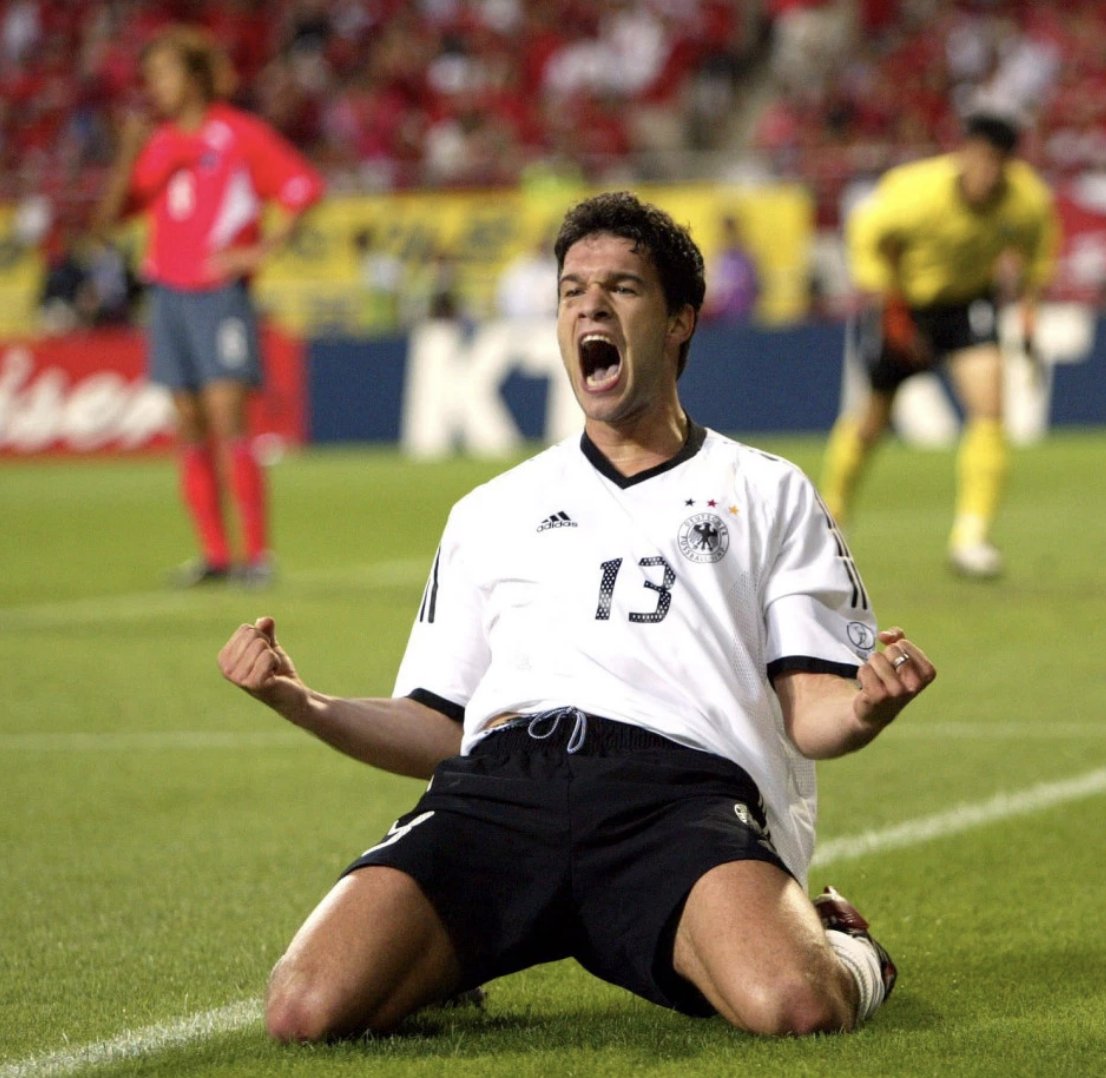 #OnThisDay 1️⃣6️⃣years ago, <a href="/Ballack/">Michael Ballack</a> scored his last #WorldCup goal to send <a href="/DFB_Team_EN/">German Football</a> to the '02 Final.