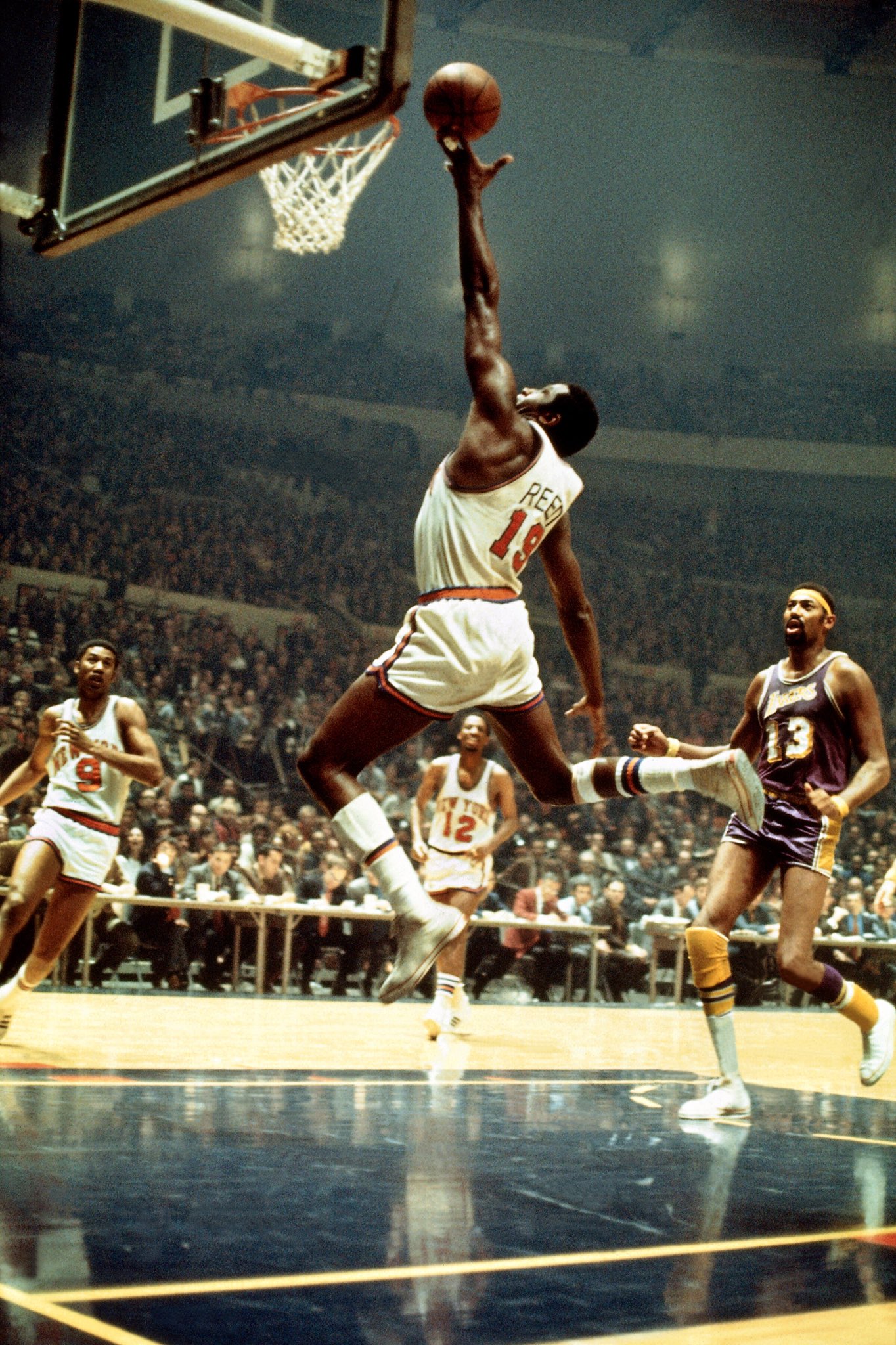 To wish Willis Reed a Happy Birthday.  : Wen Roberts/NBAE via Getty Images 