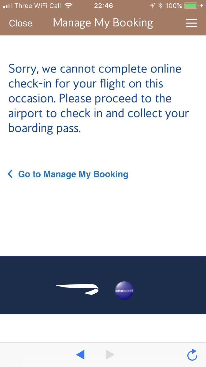 SWW_III's tweet photo. @British_Airways having trouble with your online check in system? Keep getting this message... https://t.co/fjwfI1dpXV