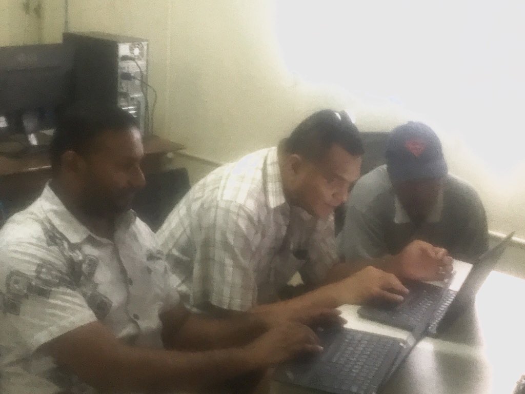 DrZullah's tweet photo. #MTCCPacific & #PIDSS completed training of CCPL shipping staff in Kiribati to develop Safe Operation Plan and Ship Energy Efficiency Management Plan @spc_cps @SprepChannel @EUPasifika @IMOHQ @ThierryNervale @ore_toua https://t.co/dfib4JMOR5