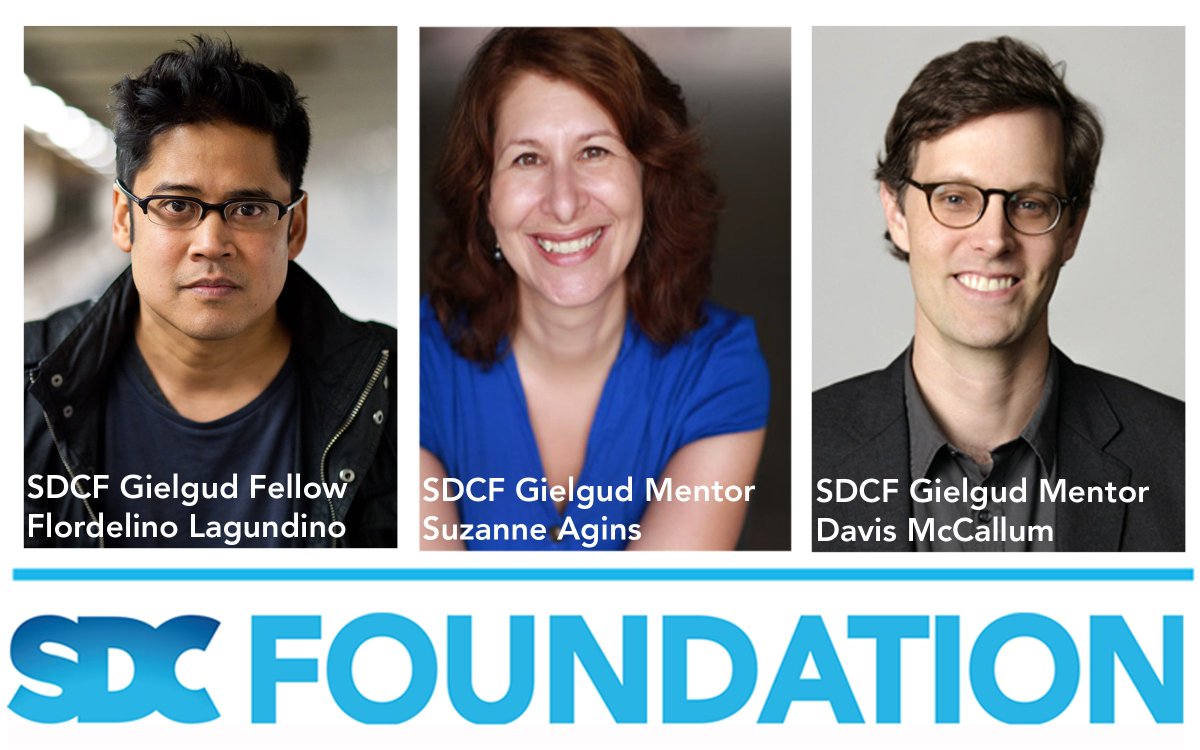 SDCFoundation's tweet photo. Congratulations on a week of #OpeningNights for our SDCF Sir. John Gielgud Fellow @flagundino and #SDCFmentors Davis McCallum and Suzanne Agins. We heard that the openings for RICHARD II and THE HEART OF ROBIN HOOD at @HVShakespeare were wonderful! #StageDirector #SDCFaccess https://t.co/HOhx8uYa1D