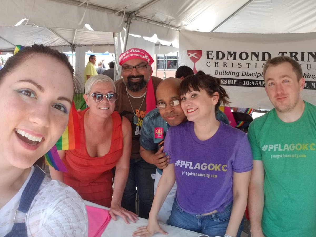 OKCPFLAG's tweet photo. A smattering of shots from @okcpride this weekend. Have any PFLAG OKC shots to share? @ us!
#PFLAGOKC #AllAreWelcomeOKC #okcpride #Pride https://t.co/mjC02gVa0j