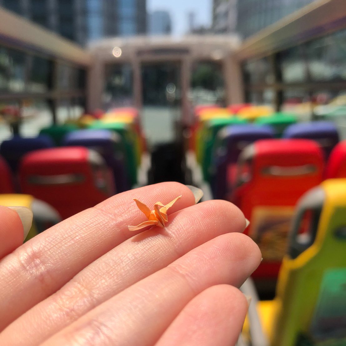 OsakaWonder's tweet photo. #Orizuru. The #PaperCrane is a beautiful classic in Japanese #origami. Our staff has been known to give a few out to lucky customers sometimes.
Come see the city with us! https://t.co/yCZgRBwE0D
#Japan #Osaka #thingstodoinosaka #sightseeing #OsakaWonderLoopbus #hoponhopoff https://t.co/05gvPfjT6J