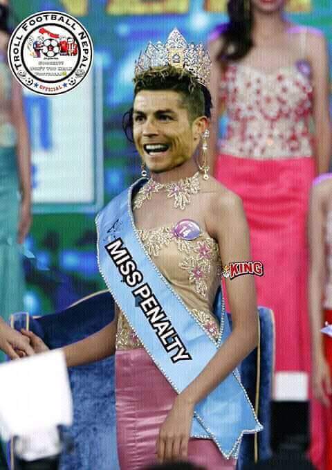 ShepherdprintG's tweet photo. And now penaldo missed the penalty https://t.co/WgXKKKy9F6