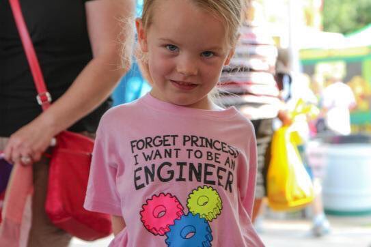 I love it. Forget princess - I want to be an engineer! #STEM #womenintech #justdoit