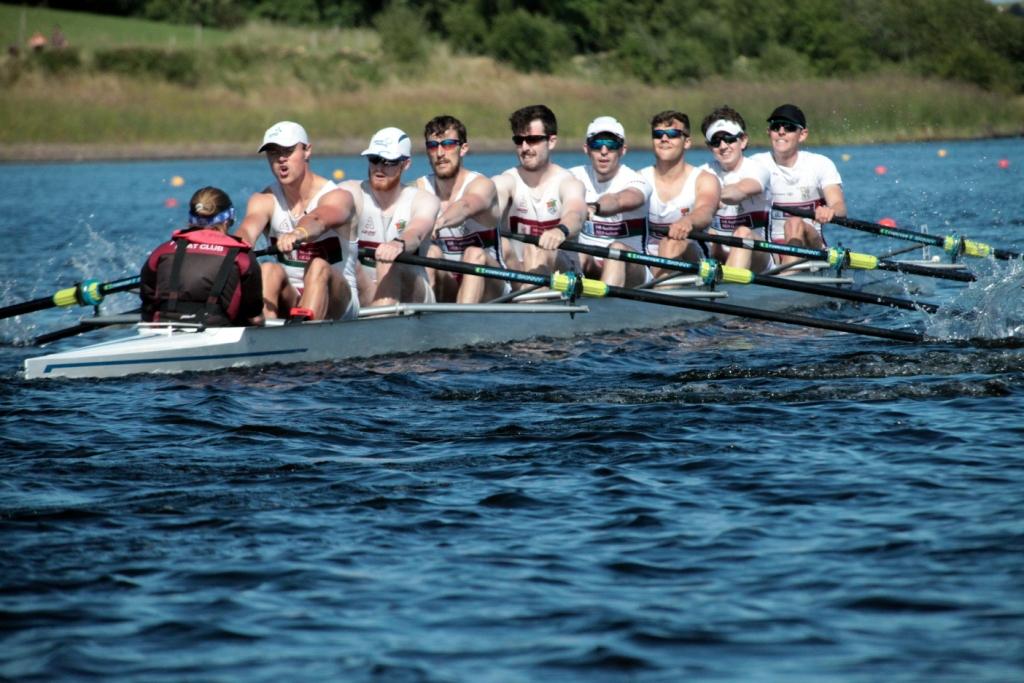 CorkRegatta's tweet photo. #corkregatta2018 @RowingIreland @CorkRegatta Congrats to #NUIGBC winners of the Mens Senior Eight - Leander Trophy #LeanderClub https://t.co/vuU9z8LlI0