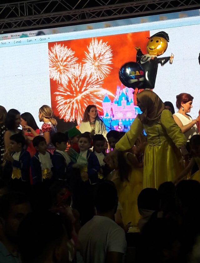 Darineyassine's tweet image. And the fairy tale is over 🧚🏼‍♀️ ! Graduation2018 💫 #DisneyTheme #Preschool #Magic in the air #KG3 #Congratulations from the heart to our shining stars✨ @tbaassiri @Hhhsinfo