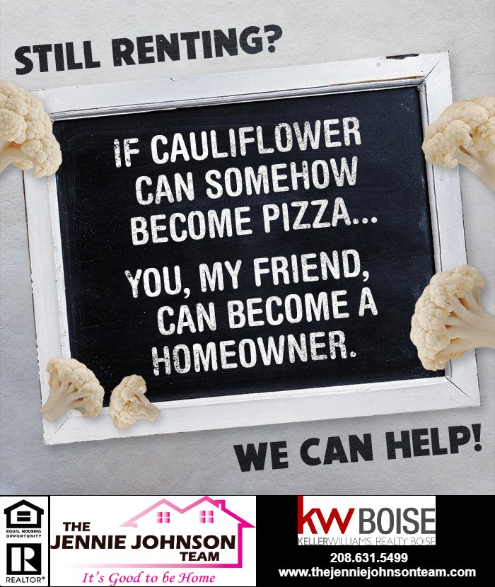 JennieJohnsonID's tweet photo. We can help you!!!  
#thejenniejohnsonteam #kellerwilliamsrealtyboise #firsttimehomebuyers #Idaho #Boise https://t.co/mbcUckHj2x