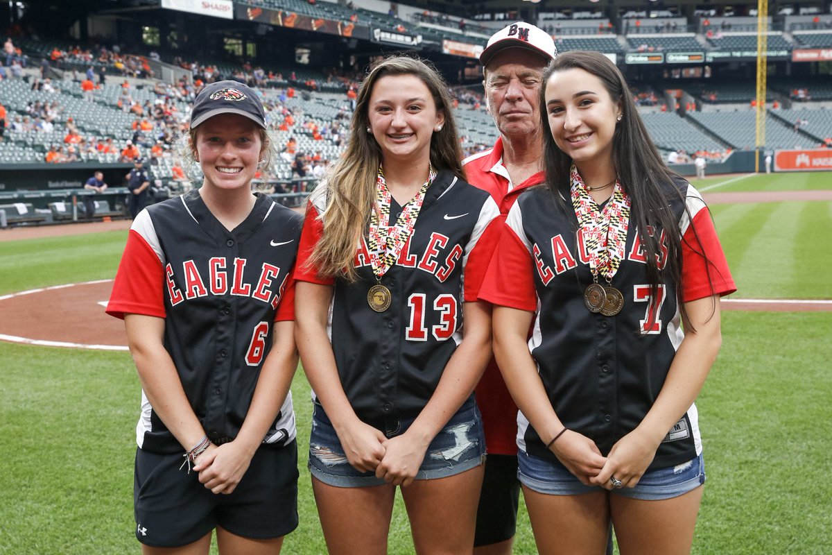 Orioles's tweet photo. The Orioles recognized the champions of the Maryland Public Secondary Schools Athletic Association (MPSSAA) Baseball and Softball 1A &amp; 2A tournaments, which were held over Memorial Day Weekend at Ripken Stadium in Aberdeen. #Birdland https://t.co/YDTVpEX0KP