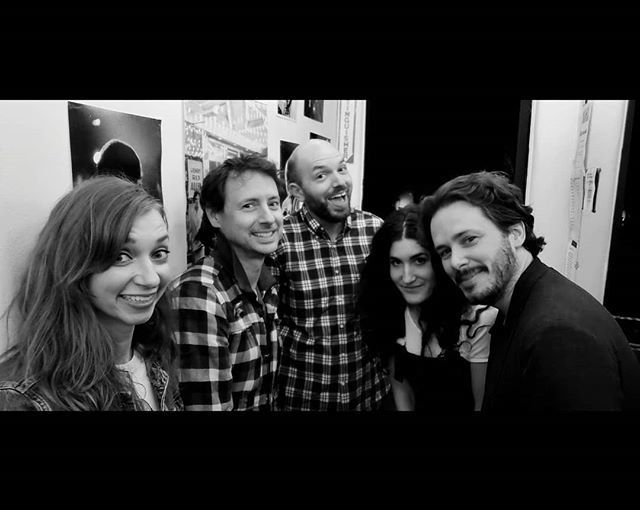 LargoLosAngeles's tweet photo. #HangingWithScheer tonight with four very great guests.
Every month @PaulScheer gathers a group of varied artists and homies for a fun intimate night of chat and show and tell.
#LaurenLapkus
#KyleDunnigan
#PaulScheer
#KateBerlant
#EdgarWright https://t.co/BIYxv6zGin https://t.co/uwXqCWs7ls