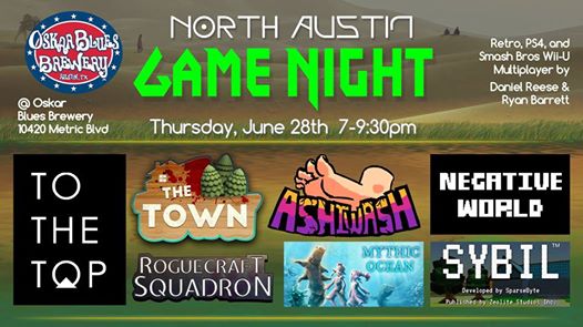 MissingSentinel's tweet photo. We'll be demoing more #RogueCraftSquadron at @oskarblues for #NorthAustinGameNight this Thursday, June 28th from 7pm - 9:30pm.
See you there!😁 #ATX #GameDev https://t.co/QOHuB4v4h1
