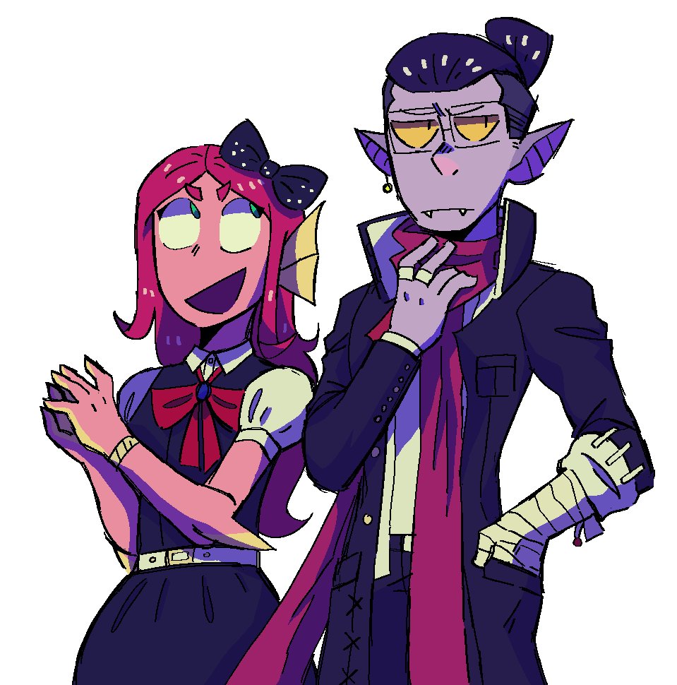 getmoneyghoul's tweet photo. drew something cursed today #monsterprom #danganronpa https://t.co/7lFRiVnw3e