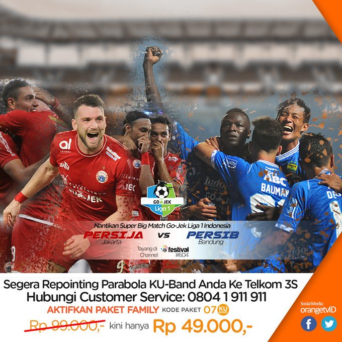 Hai Orangers, Ada Promo Baru lho! Aktifkan Paket Family, PROMO HANYA Rp.49.000,- kode paket 07 (Ku-Band), Promo sampai 30 Juni 2018. Yuk berlangganan sekarang juga. S&amp;K Berlaku, Harga dpt berubah sewaktu-waktu.Yuk Segera Aktifkan klik disini bit.ly/2pAM03e