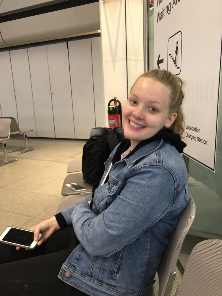 bburggerman's tweet photo. Waiting on our first of three flights. The kids miss air conditioning, Taco Bell, and their pets. https://t.co/RZqR7yUGEK
