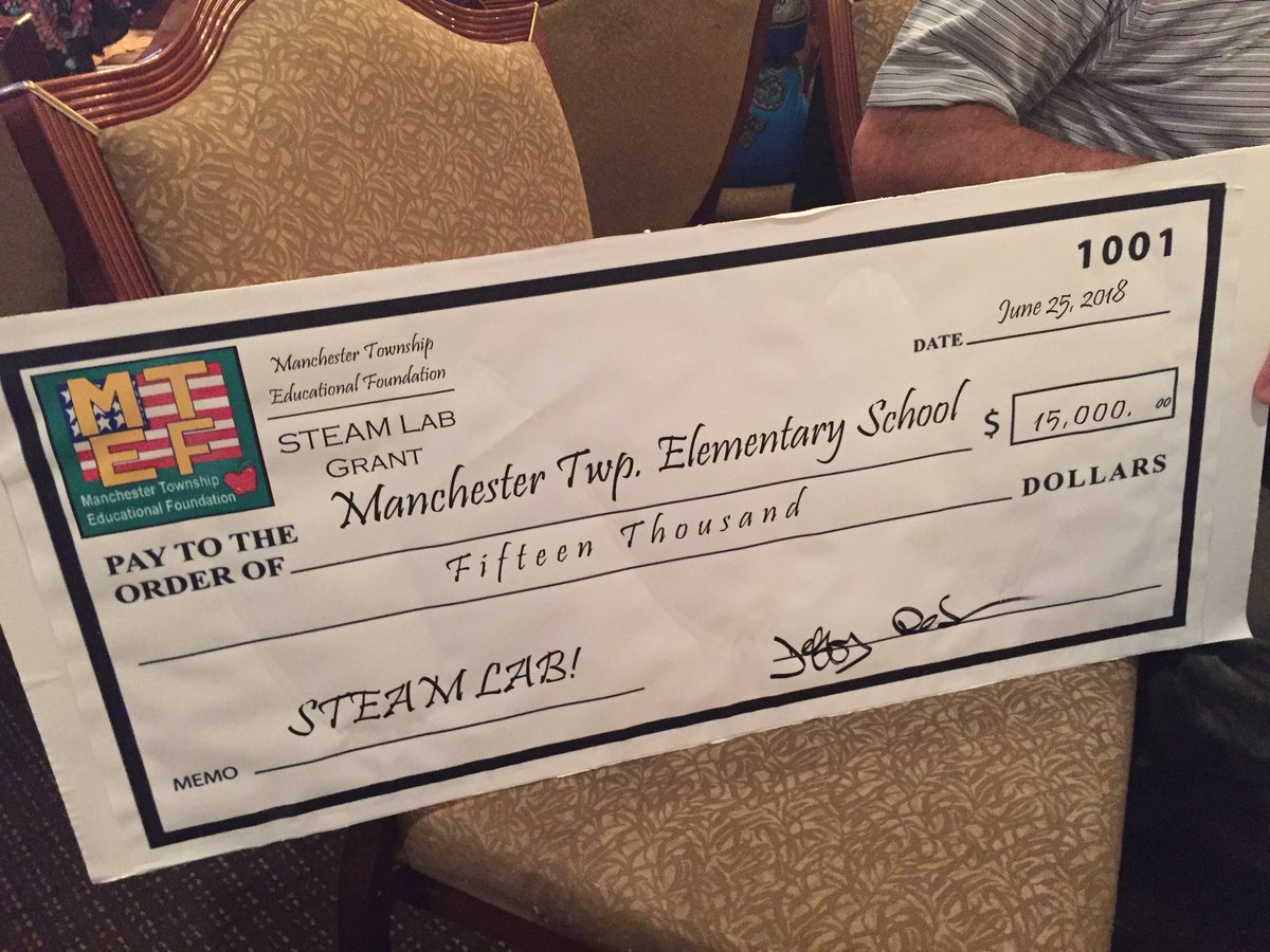 Thank you MTEF...our STEAM lab becomes reality...the MTES family thanks you!