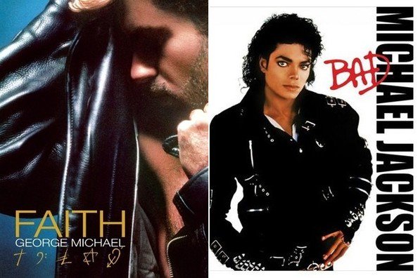 yuntraining's tweet photo. Both gone too soon. RIP Michael. Happy Birthday and RIP George :( https://t.co/K2xd26BjIy
