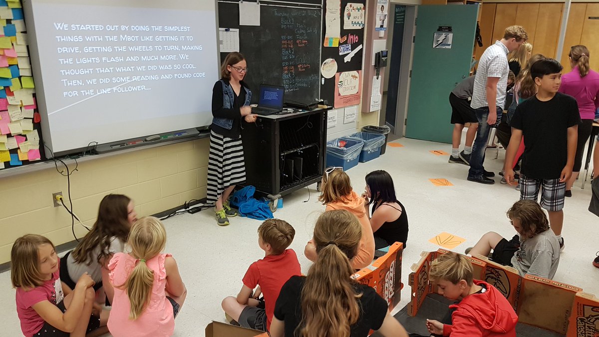 l_felhaber's tweet image. All year long 7/8a have been teaching and sharing learning. At our Coding Fair this was truly evident. Ss shared learning & the stuggles they had along the journey. The feedback from attendees was amazing @PineGlenPS TY  @ryan_psmith for all the support! #TLDSBlearns #tldsbcode