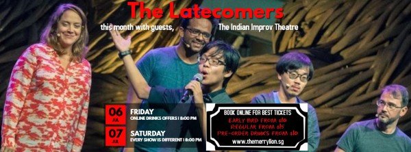 TheMerryLion's tweet photo. Click here for Early Bird at The Merry Lion - https://t.co/nkgHyvWWns
Tickets on sale NOW from $10 with @MrSamSee @JinxYeo @ScottSingapore @PrescottGaylord @GregFleet @Okomedyaki

#themerrylion #comedyclub #Singapore #standupcomedy #city #comedian #comedy #night #gigsg #sg https://t.co/nZmbL5orNZ