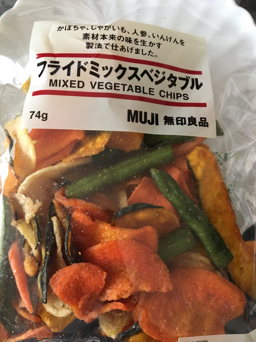 Tweet キレイな人は知っている 食べても罪悪感ゼロな 無印良品のおやつ Naver まとめ