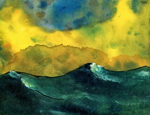 Emil Nolde, Green Sea, 1938-1945.