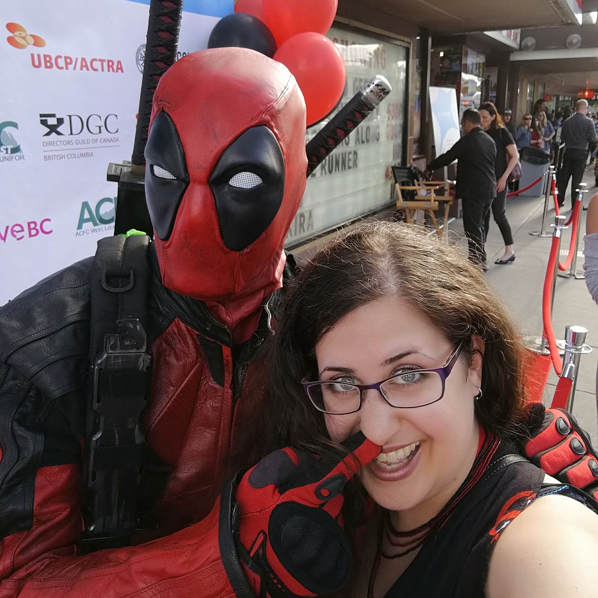 FtLoShakespeare's tweet photo. Thank you, @stormcrowtavern for the tickets to the @RioTheatre #DeadpoolDoubleFeature!!! (is this you, @VancityReynolds??) So much love for #Deadpool and the Vancouver Nerd Community! https://t.co/pbyUVOHnHD