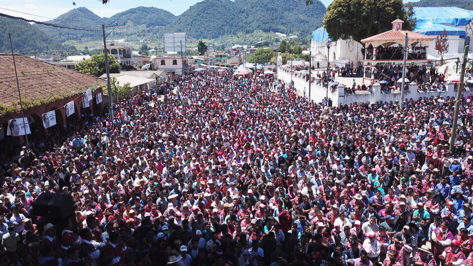 JuarezCisneros's tweet photo. Las imágenes hablan por sí solas, ¡VAMOS A GANAR!
Impresionante cierre de campaña en Zinacantán, Chiapas. 
Gracias hermanas y hermanos Chiapanecos, sigamos trabajando y construyendo la victoria de @joseameadek . https://t.co/yIvwzly9Ne