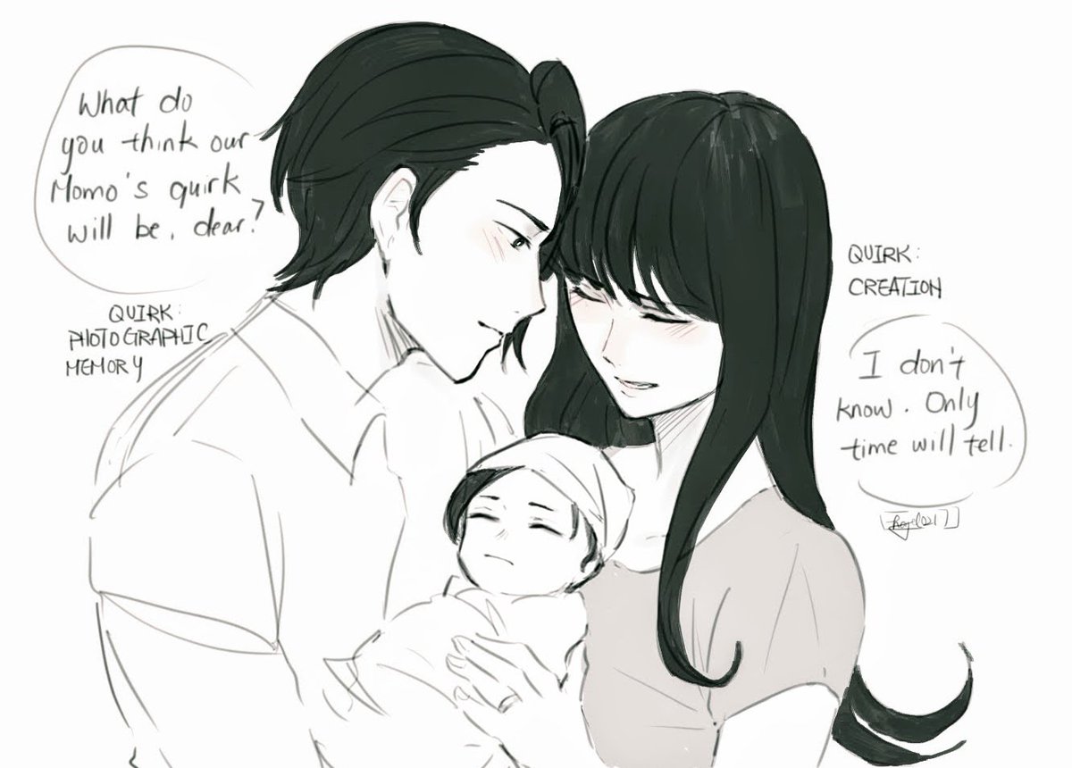 Momo parents' design by Vixen) #todomomo #轟百