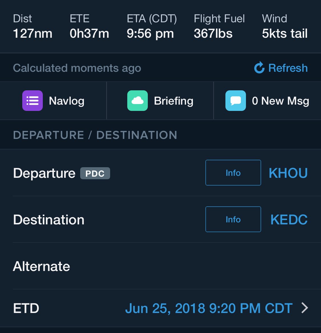 Coming soon: info buttons on Flights tab for fast access to airport info during flight planning. Team continues to shave minutes and seconds off of everyday flight planning.