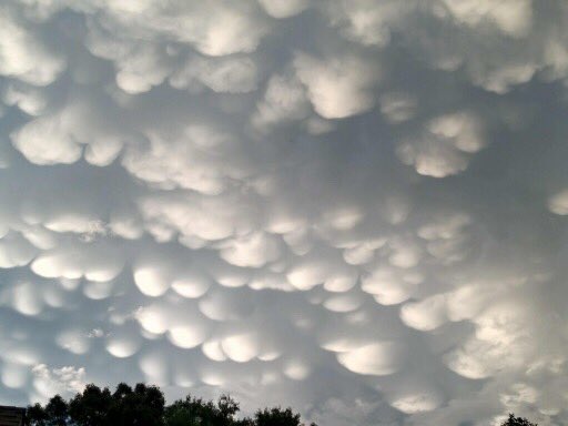 JoshWeather's tweet photo. America: Dang its hot today.

Alabama: Does your sky look like its boiling?

America: Nah

Alabama: OK then SHHHHHH 

#ALWX https://t.co/gbRiHCIZ5l