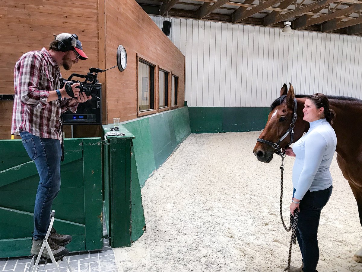 Fun production day with Unbridled Equine equestrian massage today! #equinemassage #equinevideo #videoproduction #Horses #holistichealth