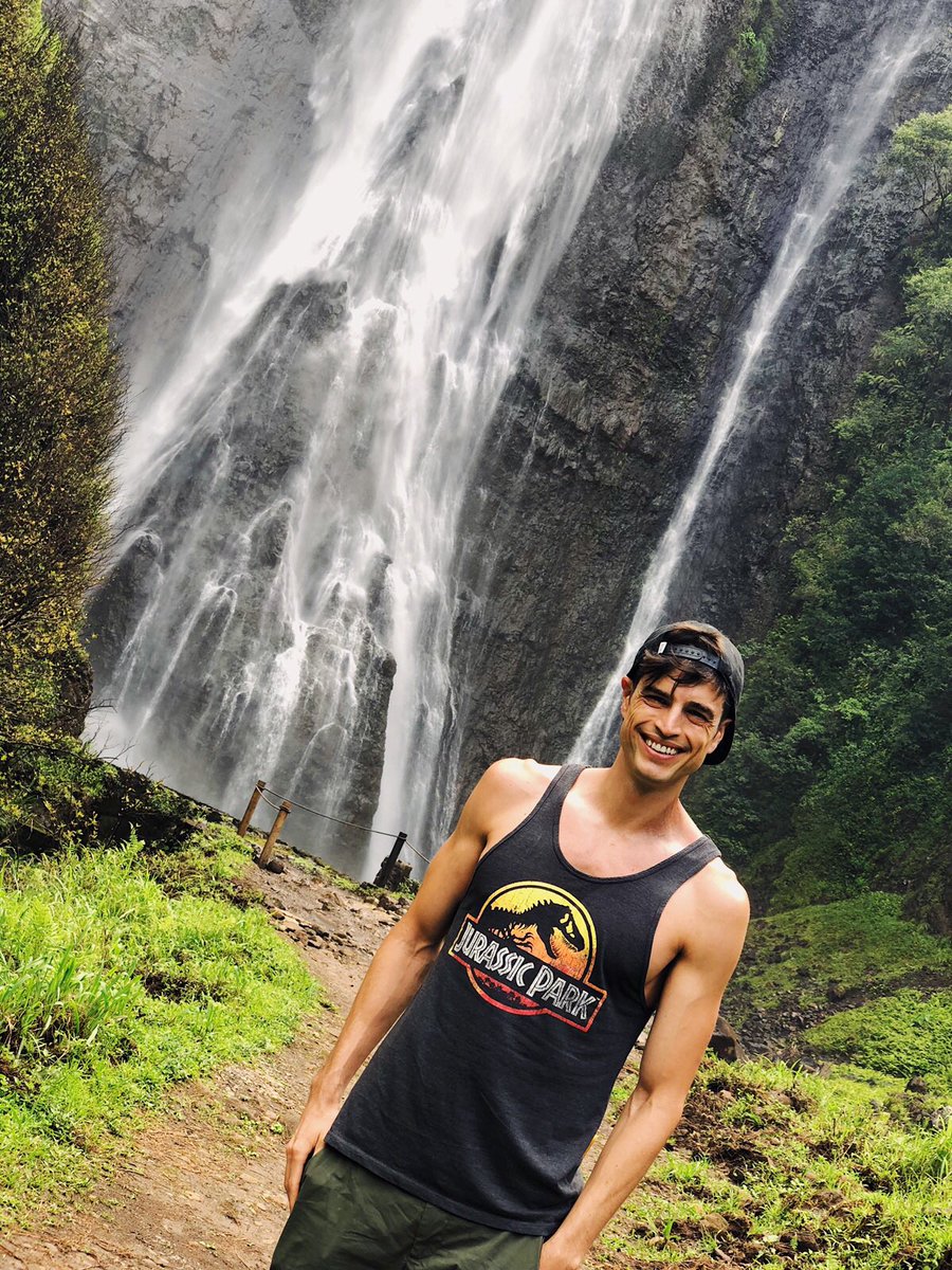 I am in Kauai and demanded a full photo shoot at the site of the Jurassic Park waterfall.