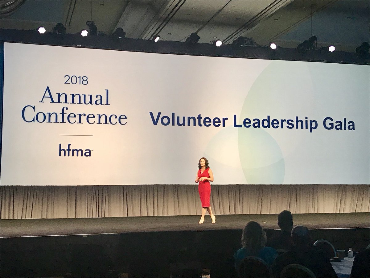 Volunteer Gala celebrating a great year of accomplishments!  <a href="/carol_friesen1/">Carol Friesen</a> knocks it out of the park again!   #HFMAAnnual