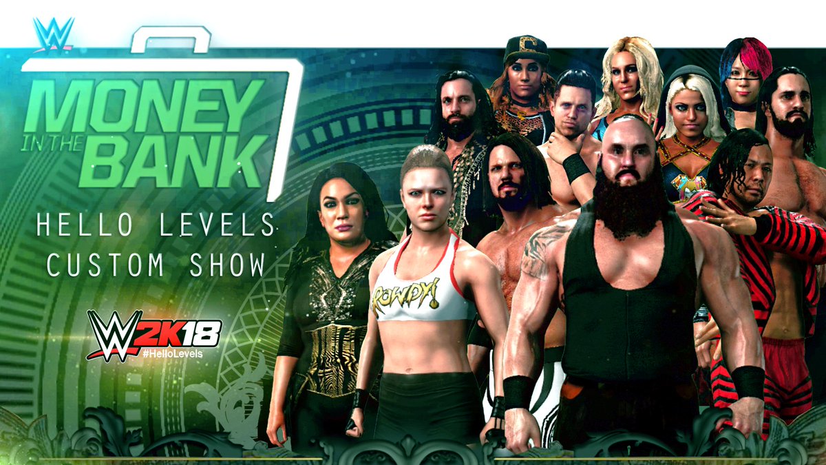 HelloLevels's tweet photo. Hello Levels - CUSTOM SHOW | Money In The Bank 2018
Available Now On Hello Levels.
- Channel link in bio. - (#HelloLevels #WWE #WWE2K18)
https://t.co/vLRu1QngFR https://t.co/7kmoZYsplp