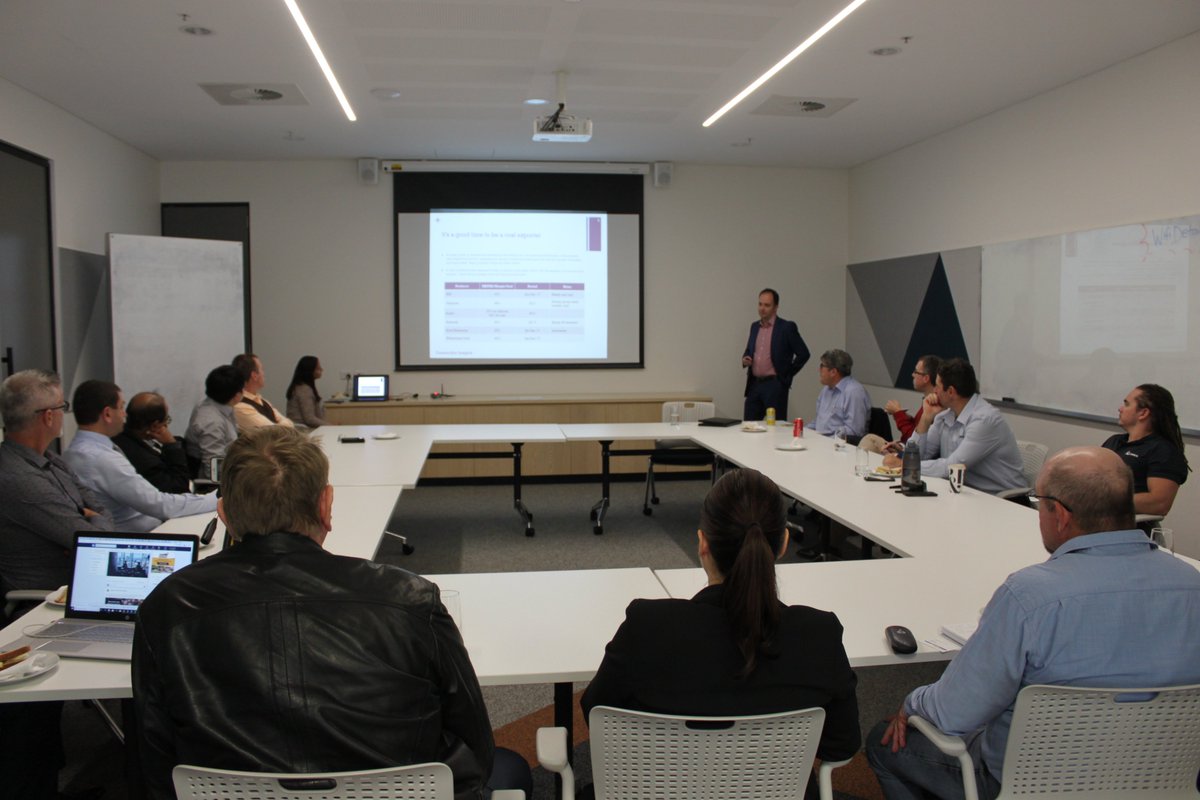 mecmining's tweet photo. "Coal is back - but is it here to stay?" Thanks to Mark Gresswell from #Commodity #Insights for presenting at the @mecmining Lunch and Learn session today. Mark looked at current #coal #markets, the market's mid-term #sustainability &amp; implications for #Australian coal. https://t.co/2AySbWbDae