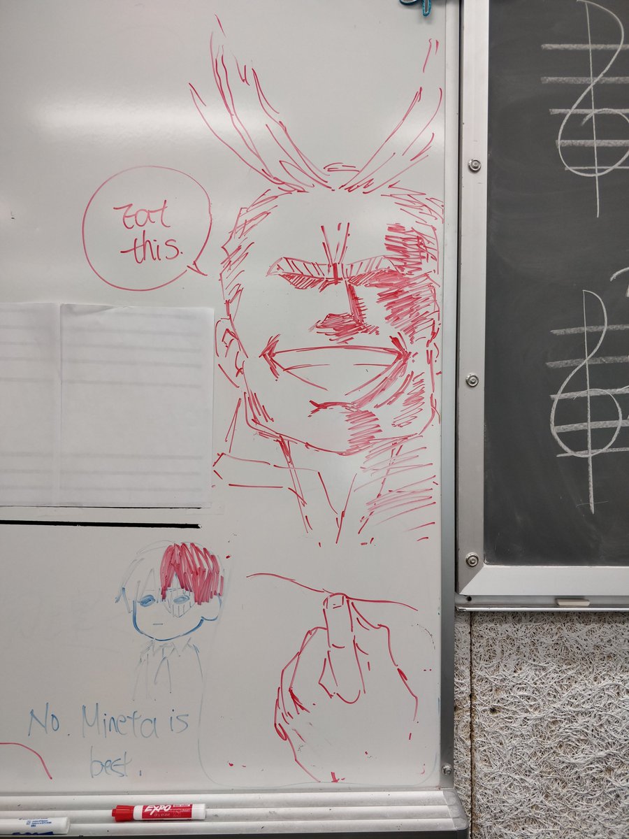 so i was in class #ALLMIGHT 