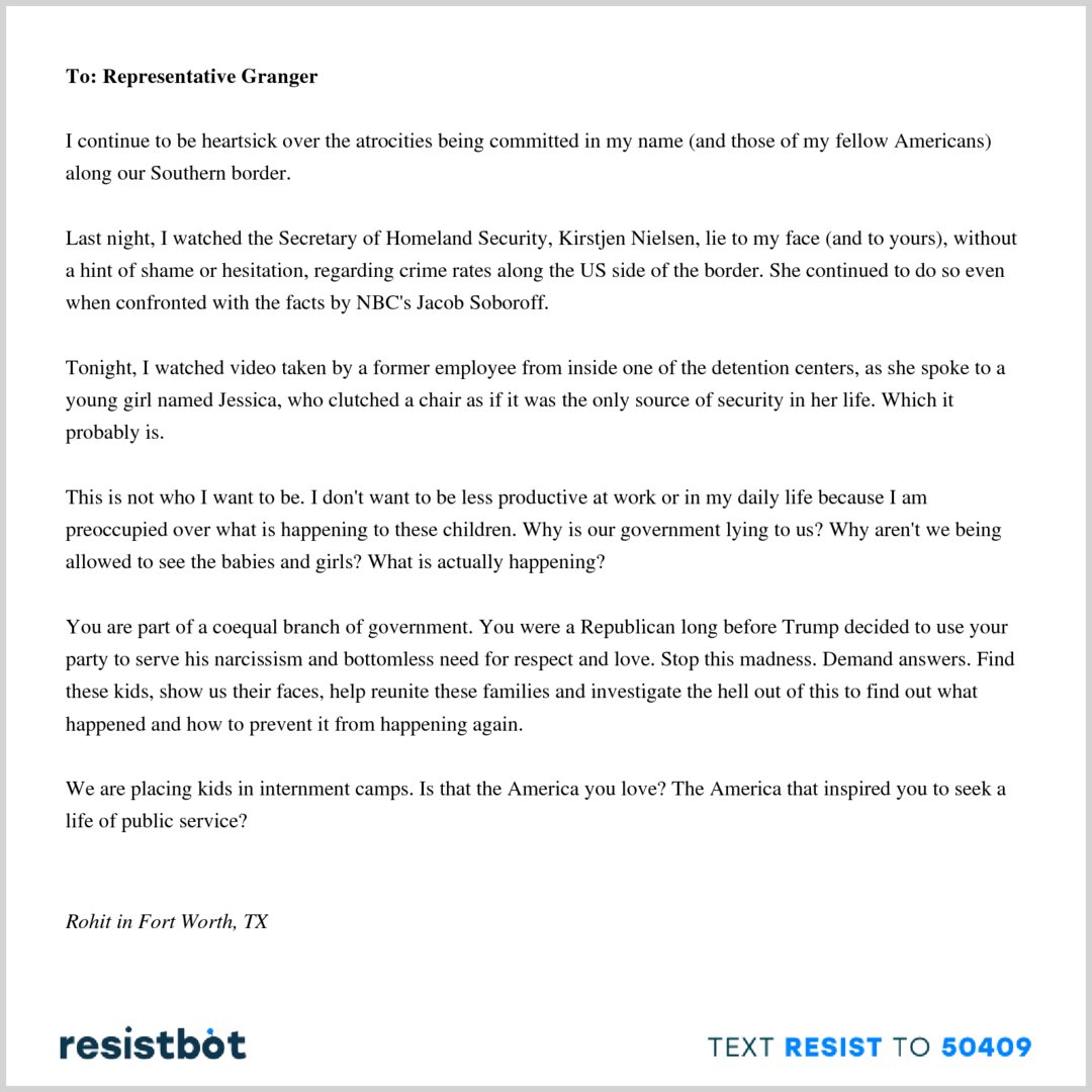 Resistbot Open Letters On Twitter Here S An Open Letter