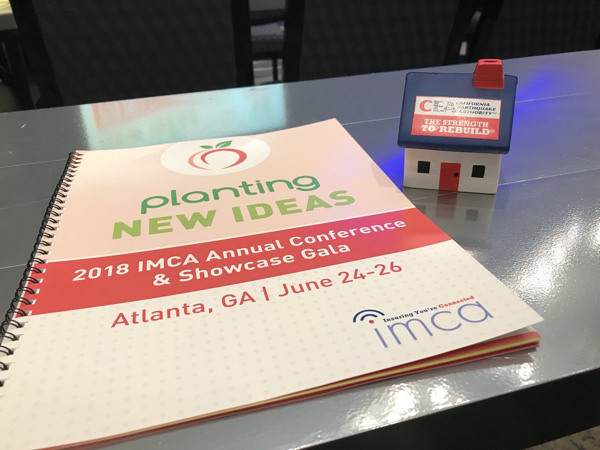 PamelaDiazNews's tweet photo. @CalQuake proud sponsor of #2018IMCA annual conference in #Atlanta. Planting new ideas. https://t.co/h0s2aK61f6