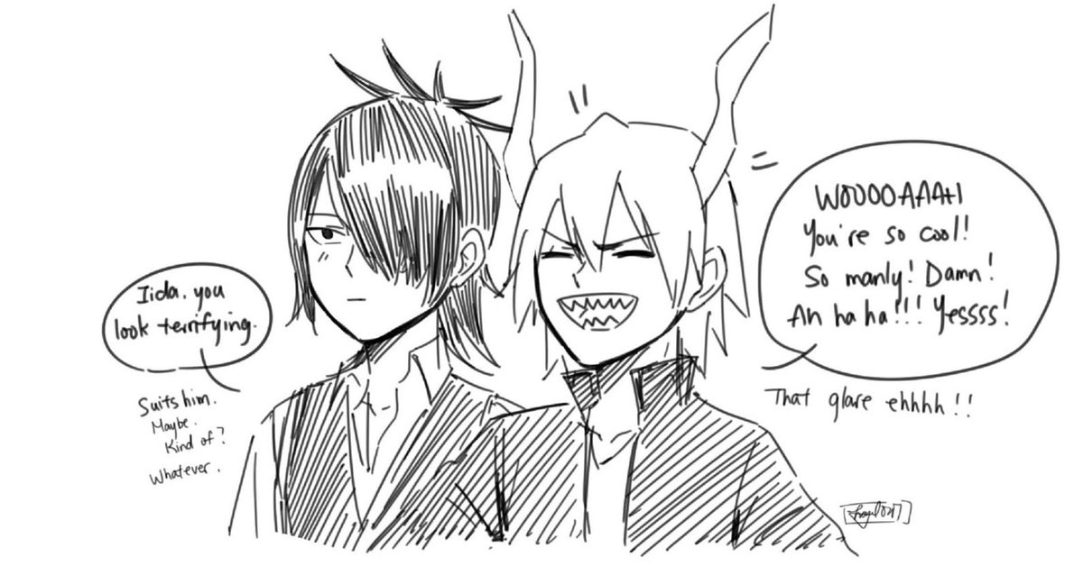 poor guy cant see #iidatenya #todorokishouto #kirishimaeijirou 
